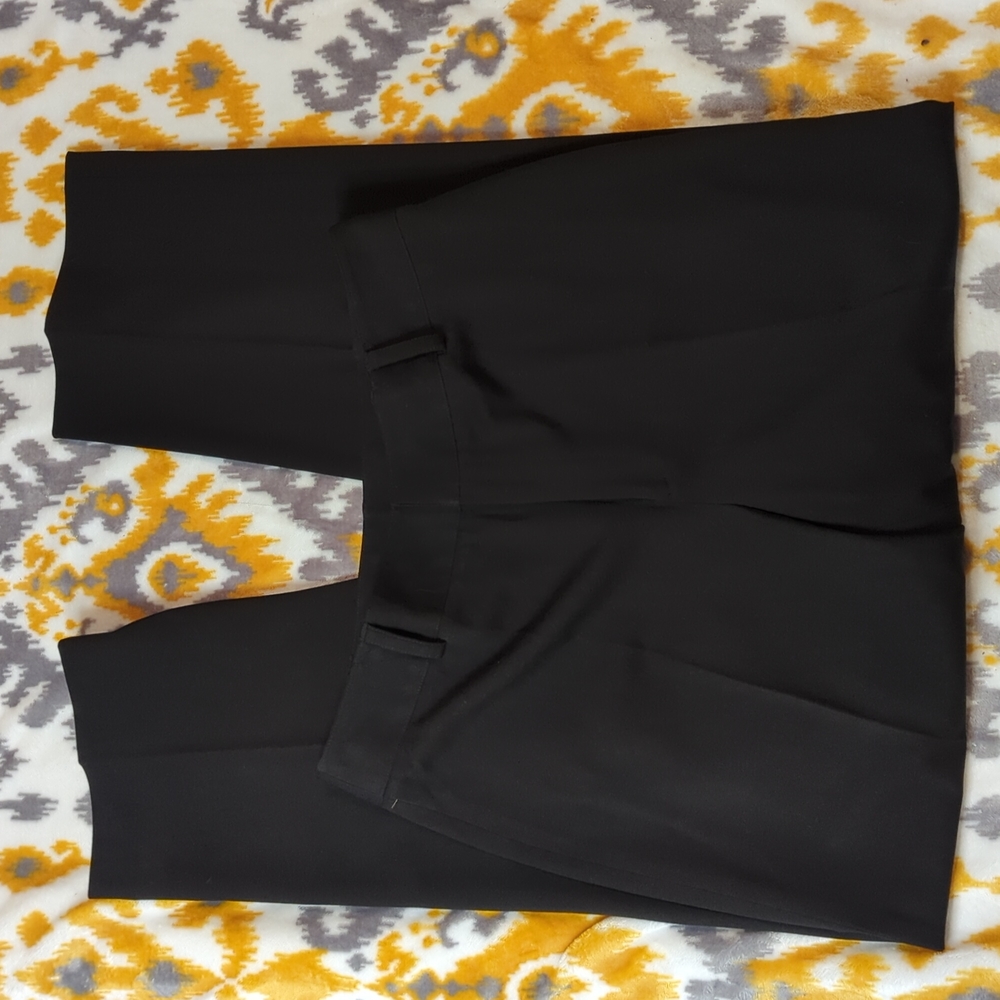 💜5/$25 Size 12 rafaella black slacks